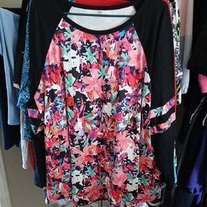 Floral Print Women's Top